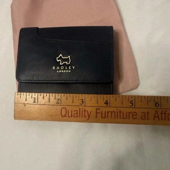 RADLEY London Heritage Dog leather bi-foldwomen's wallet + Dust bag BLACK - Picture 7 of 7